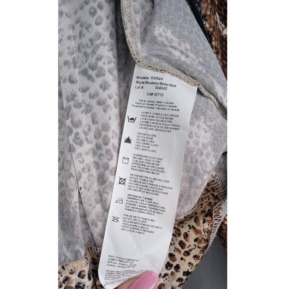 Joseph Ribkoff Snake Print Belted Zip Up Jacket Women's Size 12 - Picture 6 of 6